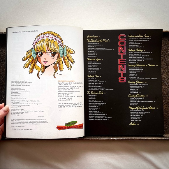 BOOK • “Manga Mania: Bishoujo” Drawing Book • - Picture 2 of 11